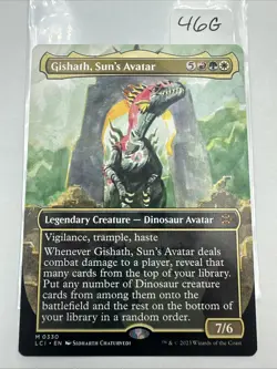 Gishath, Sun's Avatar 0330 (Borderless) [The Lost Caverns of Ixalan] Near Mint - Image 2