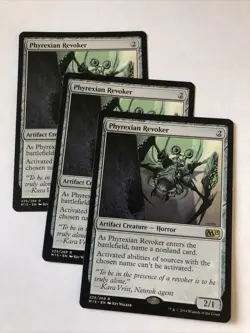 Phyrexian Revoker X3 M15 Ex Condition See Pics Front Back - Image 1