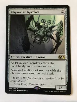 Phyrexian Revoker X3 M15 Ex Condition See Pics Front Back - Image 2