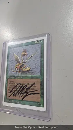 MTG Cockatrice Revised Edition Artist Proof Dan Frazier Mox Emerald pain G2U - Image 4