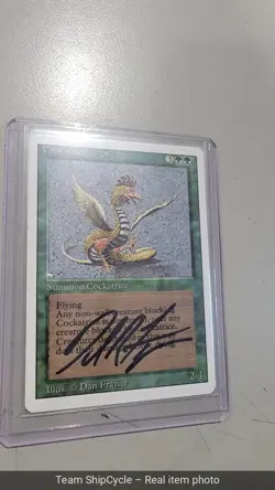 MTG Cockatrice Revised Edition Artist Proof Dan Frazier Mox Emerald pain G2U - Image 5