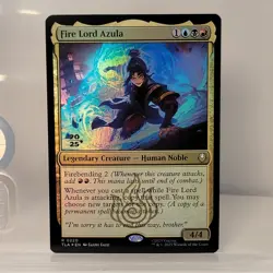Mtg Fire Lord Azula PRE 2025 Stamped Foil Prerelease Avatar: The Last Airbender - Image 1