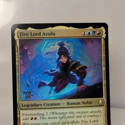 Mtg Fire Lord Azula PRE 2025 Stamped Foil Prerelease Avatar: The Last Airbender - Image 2