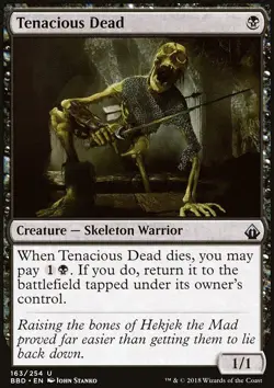 MTG Magic the Gathering Tenacious Dead (163/264) Battlebond LP - Image 1