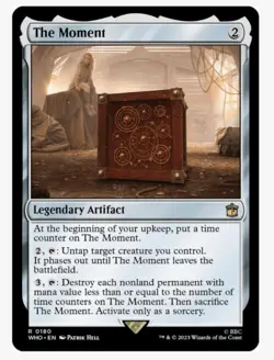The Moment | Doctor Who WHO | MTG EDH Board Wipe | NEW NM-MINT - Image 1