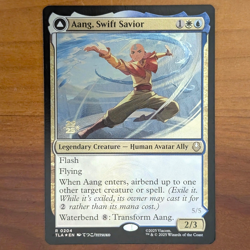 Aang, Swift Savior - Prerelease Foil Promo - Avatar TLA MTG - Image 1