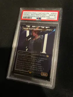 Squall, SeeD Mercenary - Final Fantasy MtG Borderless Surge Foil #0547 - PSA 10! - Image 1