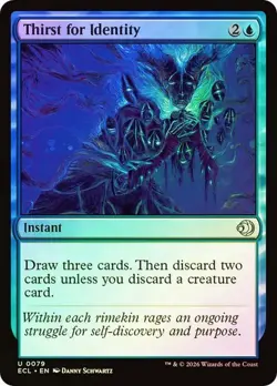 NM Foil Thirst for Identity, MTG, Lorwyn Eclipsed, Magic the Gathering, 79 - Image 1