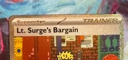 Lt. Surge’s Bargain #185 NM Mega Evolution Pokemon - Image 3
