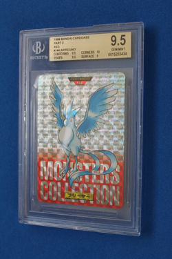 1996 POKEMON BANDAI CARDDASS RED PART 2 ARTICUNO #144 BECKETT 9.5 - Image 1