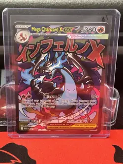 🔥Pokemon_Mega Charizard X ex_023 Black Star UPC Promo Phantasmal Flames NM/M🔥 - Image 1