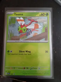Pokemon SV Journey Together Yanma 185 Black Star Promo - Image 1