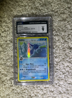 Latios CGC 9 Pokemon 2006 EX Holon Phantoms Floodrush Deck Holo Bleed Low POP 14 - Image 2
