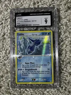 Latios CGC 9 Pokemon 2006 EX Holon Phantoms Floodrush Deck Holo Bleed Low POP 14 - Image 5