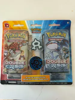 Pokemon Double Crisis Team Aqua Blister Pack XY Sealed 🆕 - Image 1