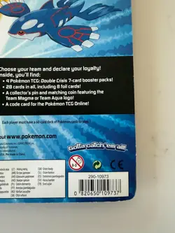Pokemon Double Crisis Team Aqua Blister Pack XY Sealed 🆕 - Image 4