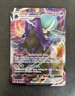 Pokemon Shadow RIDER Calyrex Vmax 075/198 Holo Foil - Image 1