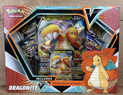 Pokemon TCG: Dragonite v Collection Box Evolving Skies - New and sealed - Image 1