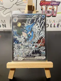 Pokemon TCG Scarlet and Violet Black Star Promo Kingdra EX 131 NM - Image 1