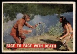 1956 TOPPS DAVEY C ROCKETT FACE TO FACE #29 - Image 1