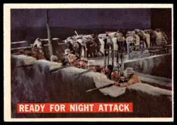 1956 TOPPS DAVEY C ROCKETT READY FOR NIGHT ATTACK #56 - Image 1