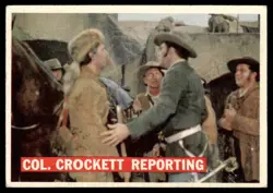 1956 TOPPS DAVEY C ROCKETT COL, CROCKETT REPORTING #51 - Image 1