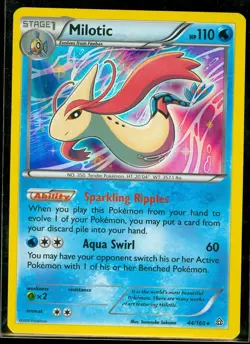 Pokemon MILOTIC 44/160 - XY Primal Clash - RARE HOLO - MINT - Image 1