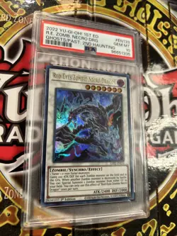 YuGiOh RED-EYES ZOMBIE NECRO DRAGON #GFP2-EN133🔥PSA 10🔥1st ED-2022 ULTRA RARE - Image 5