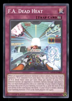 Yugioh F.A. Dead Heat #MP19-EN063 2019 Gold Sarcophagus Tin Mega Pack LP - Image 1