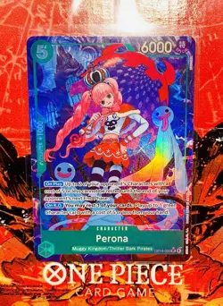 One Piece PERONA Alternate Art OP14-033 SR Azure Sea’s Seven English Pack Fresh - Image 1