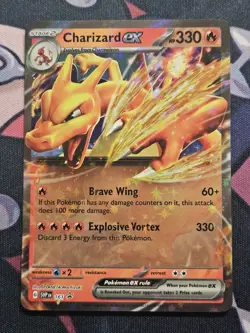Charizard ex 161 Sv: Scarlet & Violet Promo Cards Holo NM - Image 1