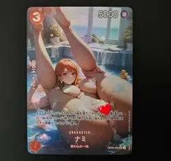 Custom Nami Goddess Waifu Card Foil One Piece CCG - Image 1