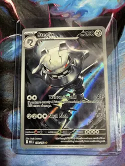 Steelix 150/132 IR ME01: Mega Evolution (MEG) - NM-M Pokemon Card - Image 1