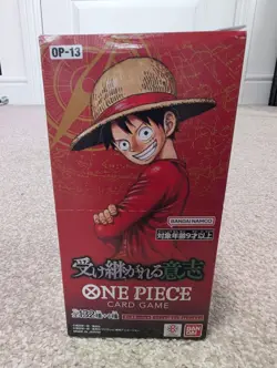 One Piece Card Game OP-13 Booster Box Inherited Will Japanese Sealed UK Seller - Image 1