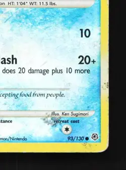 Piplup 93/130 HP Diamond & Pearl English Pokemon Card TCG - Image 3