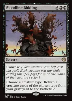 Bloodline Bidding X1 FOIL-NM/M-Lorwyn Eclipsed - Image 1