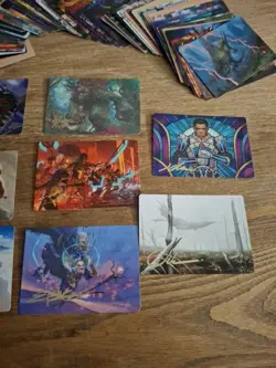Magic The Gathering Art Series Lot (150+ Cards, 12 With Gold Signatures) Various - Image 4