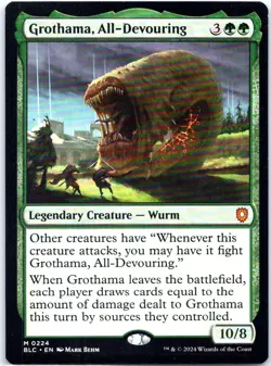 #224 Grothama, All-Devouring Commander: Bloomburrow Mythic - Image 1