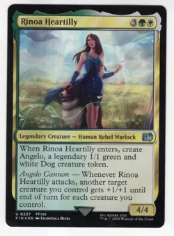 MTG Final Fantasy Foil Uncommon #0237 Rinoa Heartilly - Image 1