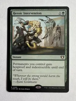 MTG - Heroic Intervention - Commander Masters - #295 NM - Image 1