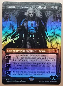 Sorin, Imperious Bloodlord - Foil - Innistrad Remastered - #322 -MTG - US SELLER - Image 1