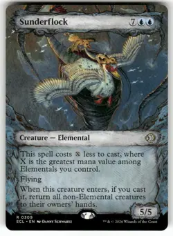 Sunderflock Showcase 309 NM MTG Lorwyn Eclipsed Magic - Image 1