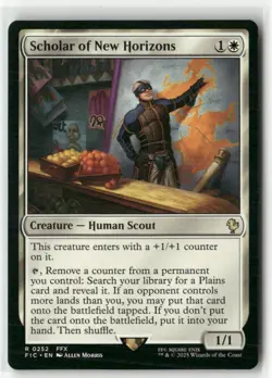 Scholar of New Horizons 252 NM MTG FINAL FANTASY Commander Magic - Image 1