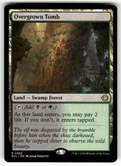Overgrown Tomb 266 NM MTG Lorwyn Eclipsed Magic - Image 1