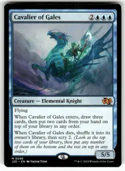 Cavalier of Gales 296 NM MTG Foundations Jumpstart Magic - Image 1