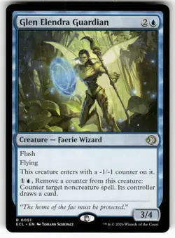 Glen Elendra Guardian 51 NM MTG Lorwyn Eclipsed Magic - Image 1