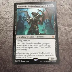 Razaketh, the Foulblooded - Hour of Devastation - MTG Magic the Gathering - LP - Image 1
