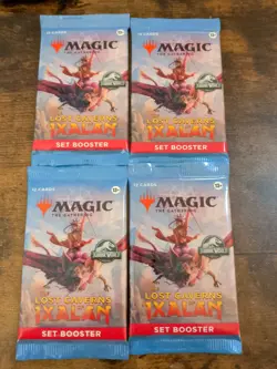 MTG - Lost Caverns of Ixalan - set booster pack - New Lot Of 4 Jurassic Park - Image 1