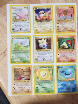 Pokemon NEO DESTINY -- 14 COMMON/UNCOMMON-- NON-HOLO CARDS - Image 1