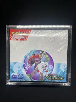 Pokemon Scarlet & Violet Journey Together Booster Box Sealed With Arylic Box - Image 1
